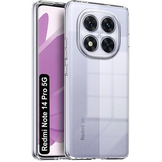 Finaux Soft Silicon |Scratch Resistant Clear Case for Redmi Note 14 Pro 5G|POCO X7 5G - Transparent Finaux Soft Silicon |Scratch Resistant Clear Case for Redmi Note 14 Pro 5G|POCO X7 5G - Transparent