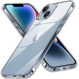                       Finaux Soft Silicon |Scratch Resistant Clear Case for iPhone 14 Plus - Transparent                                              
