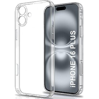 Finaux Soft Silicon |Scratch Resistant Clear Case for iPhone 16 Plus - Transparent Finaux Soft Silicon |Scratch Resistant Clear Case for iPhone 16 Plus - Transparent