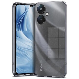 Finaux Soft Silicon |Scratch Resistant Clear Case for Redmi 13C 5G | POCO M6 5G - Transparent Finaux Soft Silicon |Scratch Resistant Clear Case for Redmi 13C 5G | POCO M6 5G - Transparent