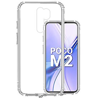 Finaux Soft Silicon |Scratch Resistant Clear Case for Redmi 9 Prime | POCO M2 - Transparent Finaux Soft Silicon |Scratch Resistant Clear Case for Redmi 9 Prime | POCO M2 - Transparent