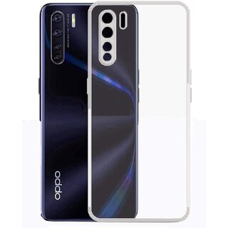                       Finaux Soft Silicon |Scratch Resistant Clear Case for Oppo F15 - Transparent                                              