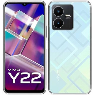 Finaux Soft Silicon |Scratch Resistant Clear Case for Vivo Y22 - Transparent Finaux Soft Silicon |Scratch Resistant Clear Case for Vivo Y22 - Transparent