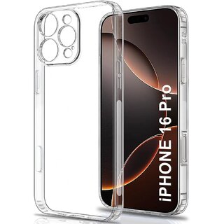 Finaux Soft Silicon |Scratch Resistant Clear Case for iPhone 16 Pro - Transparent Finaux Soft Silicon |Scratch Resistant Clear Case for iPhone 16 Pro - Transparent