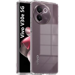 Finaux Soft Silicon |Scratch Resistant Clear Case for Vivo V30E 5G - Transparent Finaux Soft Silicon |Scratch Resistant Clear Case for Vivo V30E 5G - Transparent