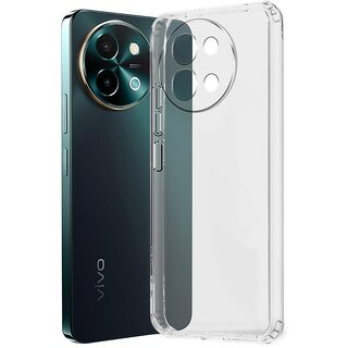                       Finaux Soft Silicon |Scratch Resistant Clear Case for Vivo Y38 5G - Transparent                                              