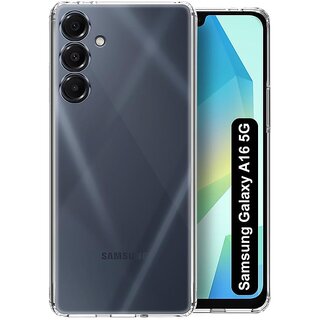 Finaux Soft Silicon |Scratch Resistant Clear Case for Samsung A16 5G - Transparent Finaux Soft Silicon |Scratch Resistant Clear Case for Samsung A16 5G - Transparent
