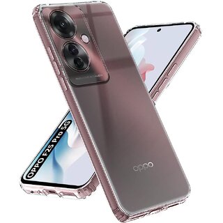                       Finaux Soft Silicon |Scratch Resistant Clear Case for Oppo F25 Pro 5G - Transparent                                              