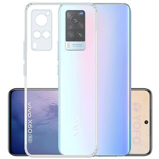 Finaux Soft Silicon |Scratch Resistant Clear Case for Vivo X60 Pro - Transparent Finaux Soft Silicon |Scratch Resistant Clear Case for Vivo X60 Pro - Transparent