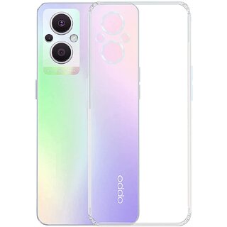                       Finaux Soft Silicon |Scratch Resistant Clear Case for Oppo F21 Pro 5G - Transparent                                              