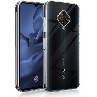 Finaux Soft Silicon |Scratch Resistant Clear Case for Vivo S1 Pro - Transparent Finaux Soft Silicon |Scratch Resistant Clear Case for Vivo S1 Pro - Transparent