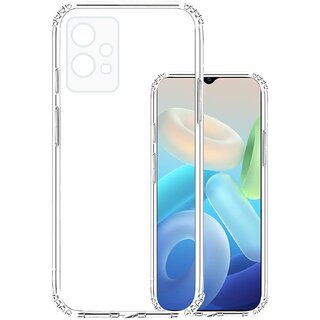                      Finaux Soft Silicon |Scratch Resistant Clear Case for Vivo T1 5G|Y55 5G|IQOO Z6 5G - Transparent                                              