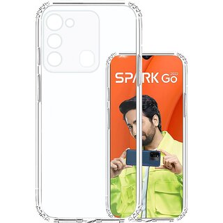 Finaux Soft Silicon |Scratch Resistant Clear Case for Tecno Spark Go 2022 - Transparent Finaux Soft Silicon |Scratch Resistant Clear Case for Tecno Spark Go 2022 - Transparent