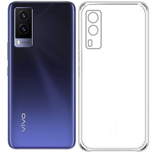                       Finaux Soft Silicon |Scratch Resistant Clear Case for Vivo V21e 5G - Transparent                                              