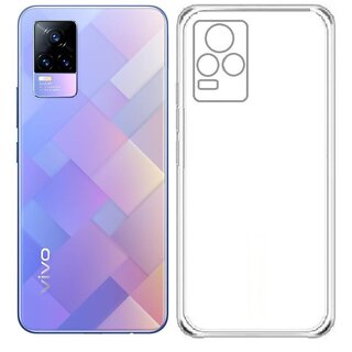                       Finaux Soft Silicon |Scratch Resistant Clear Case for Vivo Y73 - Transparent                                              