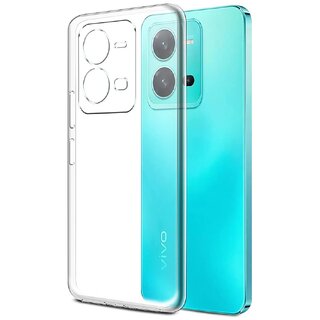 Finaux Soft Silicon |Scratch Resistant Clear Case for Vivo V25 - Transparent Finaux Soft Silicon |Scratch Resistant Clear Case for Vivo V25 - Transparent