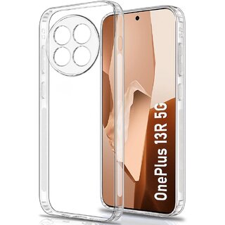                       Finaux Soft Silicon |Scratch Resistant Clear Case for OnePlus 13R 5G - Transparent                                              