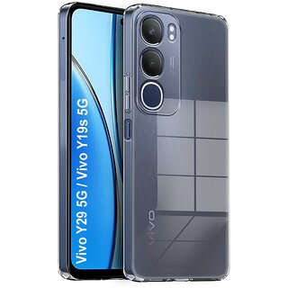 Finaux Soft Silicon |Scratch Resistant Clear Case for Vivi Y19s| Y29 5G - Transparent Finaux Soft Silicon |Scratch Resistant Clear Case for Vivi Y19s| Y29 5G - Transparent