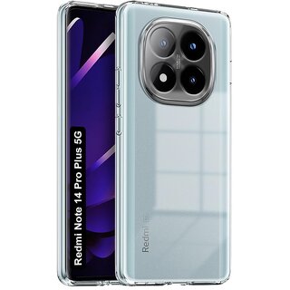Finaux Soft Silicon |Scratch Resistant Clear Case for Redmi Note 14 Pro Plus 5G - Transparent Finaux Soft Silicon |Scratch Resistant Clear Case for Redmi Note 14 Pro Plus 5G - Transparent