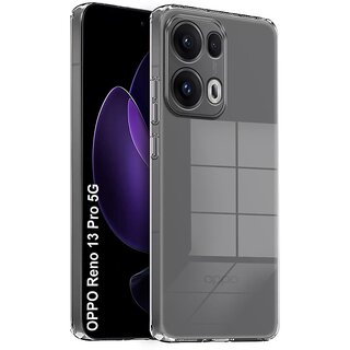 Finaux Soft Silicon |Scratch Resistant Clear Case for Oppo Reno 13 Pro 5G - Transparent Finaux Soft Silicon |Scratch Resistant Clear Case for Oppo Reno 13 Pro 5G - Transparent