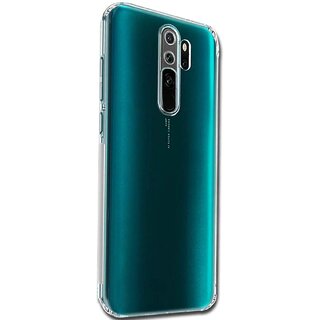                       Finaux Soft Silicon |Scratch Resistant Clear Case for Redmi Note 8 Pro - Transparent                                              