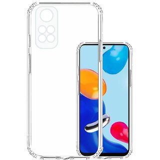                       Finaux Soft Silicon |Scratch Resistant Clear Case for Redmi Note 11 4G - Transparent                                              