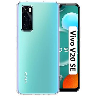 Finaux Soft Silicon |Scratch Resistant Clear Case for Vivo V20 SE - Transparent Finaux Soft Silicon |Scratch Resistant Clear Case for Vivo V20 SE - Transparent
