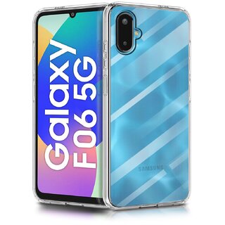                       Finaux Soft Silicon |Scratch Resistant Clear Case for Samsung F06 5G - Transparent                                              