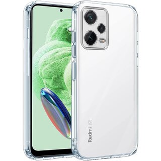 Finaux Soft Silicon |Scratch Resistant Clear Case for Redmi Note 12 Pro Plus 5G - Transparent Finaux Soft Silicon |Scratch Resistant Clear Case for Redmi Note 12 Pro Plus 5G - Transparent