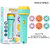 6 slides 48 patterns Projector Torch Slide Flashlight Projector torch for kids(Green)