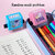 Teaching Stamps for Kids, Roller Design Digital Math Stamps Practice Tools Division Teaching Stamp(Standard, Black)