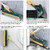 Bathroom cleaner brush Floor Cleaning Brush Scrubber Cleaner Tiles Cleaner Brush Microfibre Wet and Dry Brush(Multicolor)