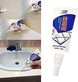 Tiles Gap Filler Agent Waterproof Grout Agent Tube Bathroom & Kitchen Tile Crack Filler(180 ml)