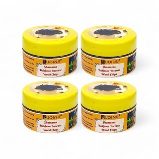 EUQINU Shamama Bakhoor Incense Wood Chips For Rich, Soothing Scent, Calm, Relaxing Atmosphere - (Pack Of 4) 25g EUQINU Shamama Bakhoor Incense Wood Chips For Rich, Soothing Scent, Calm, Relaxing Atmosphere - (Pack Of 4) 25g