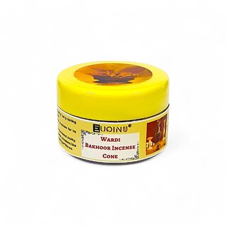 EUQINU Wardi Bakhoor Long Lasting Aroma Incense Cone - 25g EUQINU Wardi Bakhoor Long Lasting Aroma Incense Cone - 25g