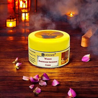 EUQINU Bakhoor Premium Wardi Cone Long-Lasting Aroma for a Relaxing Atmosphere (25gm) EUQINU Bakhoor Premium Wardi Cone Long-Lasting Aroma for a Relaxing Atmosphere (25gm)