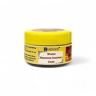                       EUQINU Long Lasting Wardi Incense Relax  Refresh, Perfect for Home  Meditation Cone - 25g                                              
