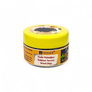 EUQINU Oudh Mubakhar Bakhoor Long Lasting Aroma Incense Wood Chips - 25g EUQINU Oudh Mubakhar Bakhoor Long Lasting Aroma Incense Wood Chips - 25g