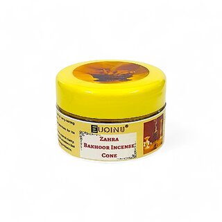EUQINU Zahra Bakhoor Long Lasting Aroma Incense Cone - 25g EUQINU Zahra Bakhoor Long Lasting Aroma Incense Cone - 25g
