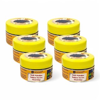                       EUQINU Oudh Mubakhar Bakhoor Long Lasting Aroma Incense Wood Chips - 25g (Pack Of 6)                                              