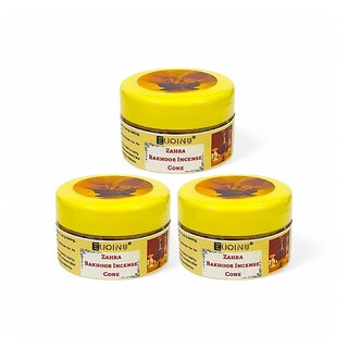 EUQINU Zahra Bakhoor Incense Cone For Rich, Soothing Scent, Calm, Relaxing Atmosphere - (Pack Of 3) 25g EUQINU Zahra Bakhoor Incense Cone For Rich, Soothing Scent, Calm, Relaxing Atmosphere - (Pack Of 3) 25g