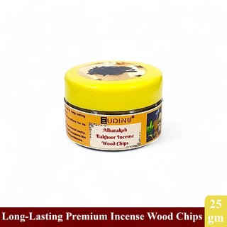 EUQINU Albarakah Bakhoor Incense Wood Chips For Rich, Soothing Scent, Calm, Relaxing Atmosphere - (Pack Of 1) 25g EUQINU Albarakah Bakhoor Incense Wood Chips For Rich, Soothing Scent, Calm, Relaxing Atmosphere - (Pack Of 1) 25g