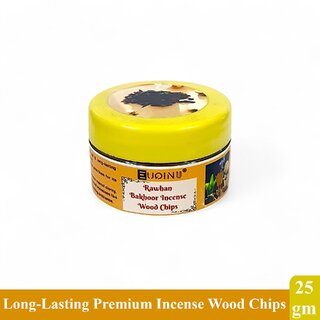EUQINU Rawhan Bakhoor Incense Wood Chips For Rich, Soothing Scent, Calm, Relaxing Atmosphere - (Pack Of 1) 25g EUQINU Rawhan Bakhoor Incense Wood Chips For Rich, Soothing Scent, Calm, Relaxing Atmosphere - (Pack Of 1) 25g