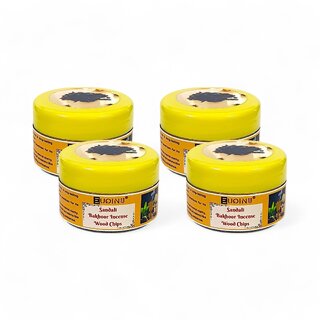 EUQINU Sandali Bakhoor Long Lasting Aroma Incense Wood Chips - 25g (Pack Of 4) EUQINU Sandali Bakhoor Long Lasting Aroma Incense Wood Chips - 25g (Pack Of 4)