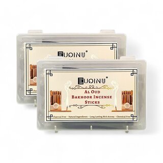 EUQINU Al Oud Bakhoor Long Lasting Aroma Incense Sticks - 48g (Pack Of 2) EUQINU Al Oud Bakhoor Long Lasting Aroma Incense Sticks - 48g (Pack Of 2)