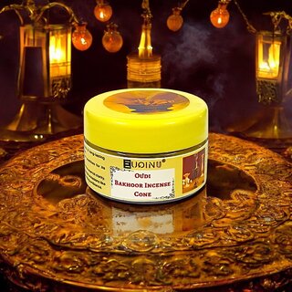 EUQINU Bakhoor Premium Oudi Cone Long-Lasting Aroma for a Relaxing Atmosphere (25gm) EUQINU Bakhoor Premium Oudi Cone Long-Lasting Aroma for a Relaxing Atmosphere (25gm)