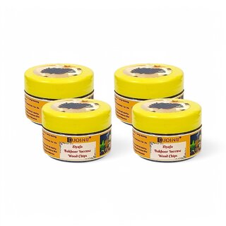                       EUQINU Ziyafa Bakhoor Long Lasting Aroma Incense Wood Chips - 25g (Pack Of 4)                                              