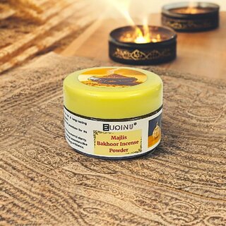                       EUQINU Bakhoor Premium Majlis Powder Long-Lasting Aroma for a Relaxing Atmosphere (25gm)                                              