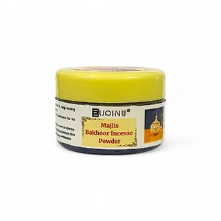                       EUQINU Long Lasting Majlis Incense Relax  Refresh, Perfect for Home  Meditation Powder - 25g                                              