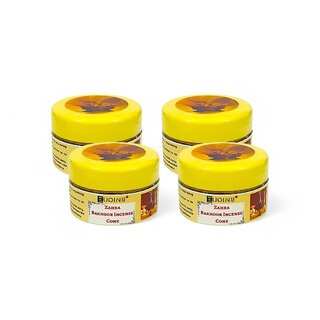 EUQINU Zahra Bakhoor Long Lasting Aroma Incense Cone - 25g (Pack Of 4) EUQINU Zahra Bakhoor Long Lasting Aroma Incense Cone - 25g (Pack Of 4)